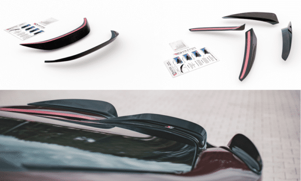 MAXTON DESIGN - Set spoilerov kufra s vhodné pre BMW i8 , 
Čierny lesk 

,