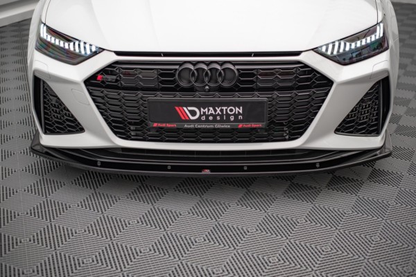 MAXTON DESIGN - Spoiler pod Predný náraznik V.2 Audi RS6 C8 / RS7 C8 , Čierny lesk
, – Obrázok 2