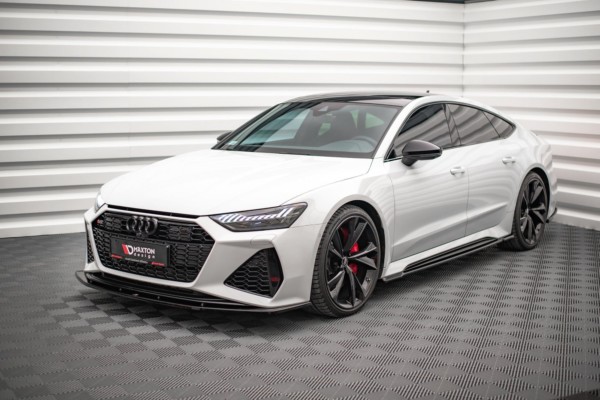 MAXTON DESIGN - Spoiler pod Predný náraznik V.2 Audi RS6 C8 / RS7 C8 , Čierny lesk
, – Obrázok 3