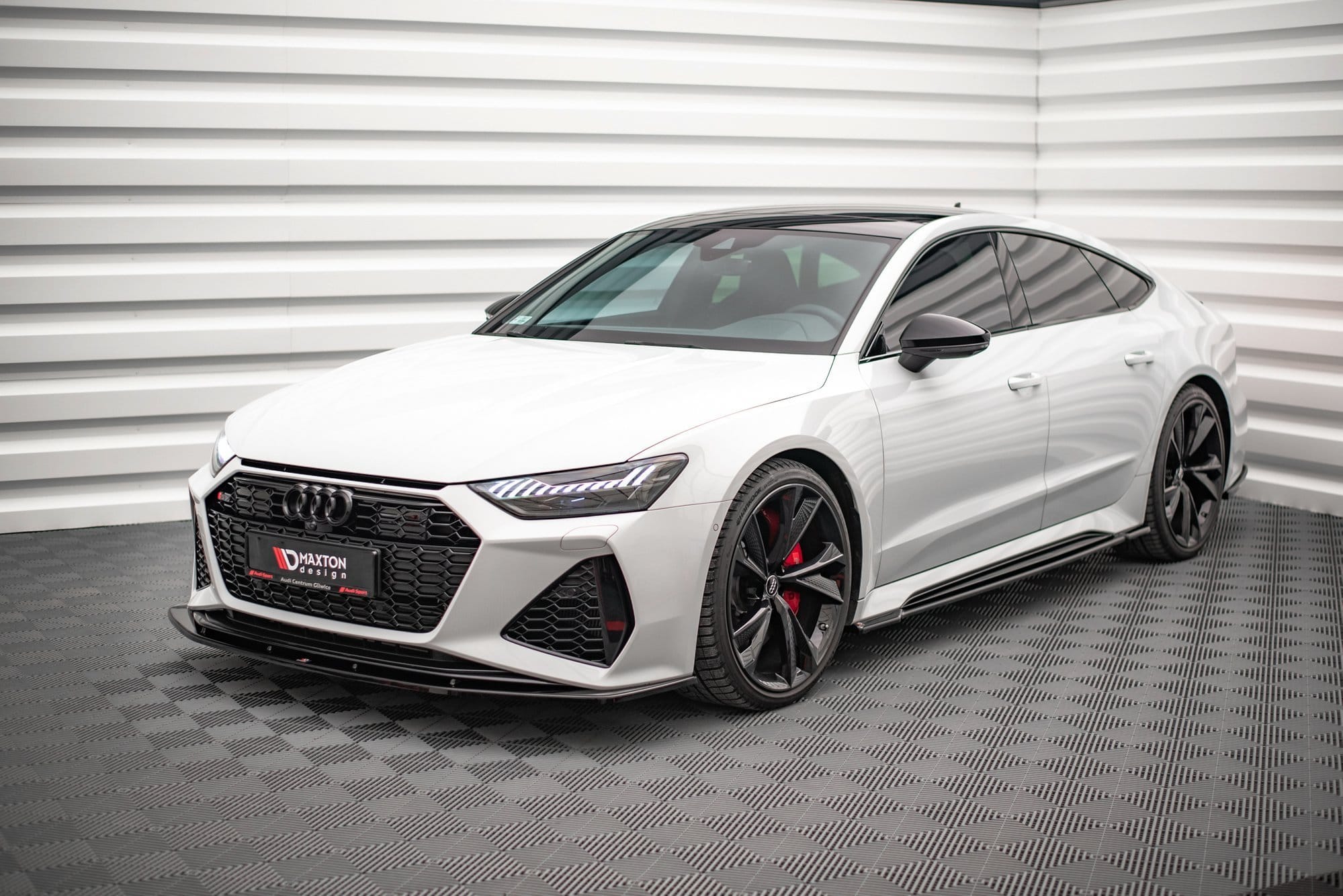 MAXTON DESIGN - Spoiler pod Predný náraznik V.2 Audi RS6 C8 / RS7 C8 , Čierny lesk
, – Obrázok 3