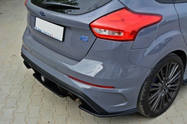 MAXTON DESIGN - Stredový spoiler pod zadný náraznik Ford Focus RS Mk3 , Čierny lesk 1036 – Obrázok 2