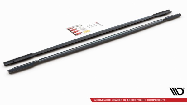 MAXTON DESIGN - Lišty pod prahy V.1 Audi RS6 C8 / RS7 C8 , Čierny lesk – Obrázok 10