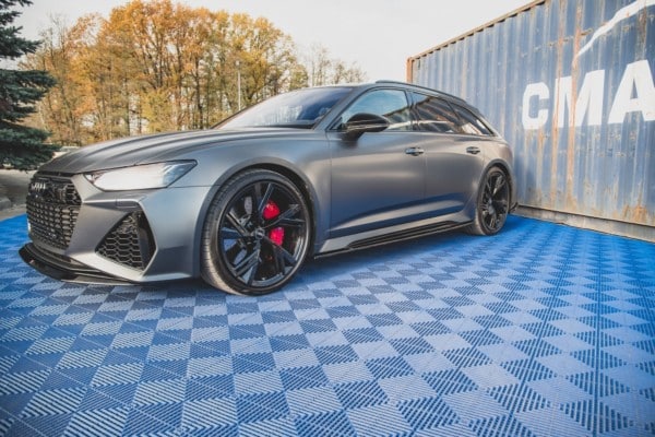MAXTON DESIGN - Lišty pod prahy V.2 Audi RS6 C8 / RS7 C8 , Čierny lesk – Obrázok 4