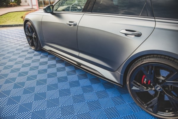 MAXTON DESIGN - Lišty pod prahy V.2 Audi RS6 C8 / RS7 C8 , Čierny lesk – Obrázok 6