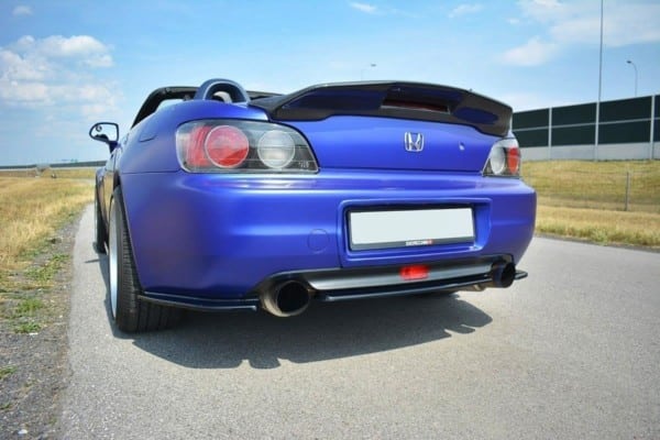 MAXTON DESIGN - Stredový spoiler pod zadný náraznik HONDA S2000 , Čierny lesk 1038