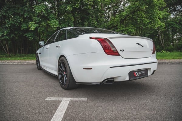 MAXTON DESIGN - Bočné difúzory zadného náraznika Jaguar XJ X351 , Čierny lesk , – Obrázok 4