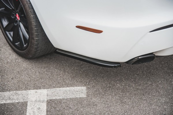 MAXTON DESIGN - Bočné difúzory zadného náraznika Jaguar XJ X351 , Čierny lesk , – Obrázok 5
