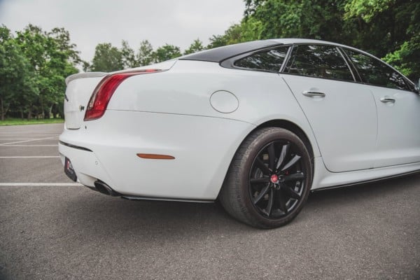 MAXTON DESIGN - Bočné difúzory zadného náraznika Jaguar XJ X351 , Čierny lesk , – Obrázok 6