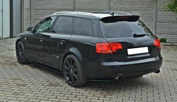 MAXTON DESIGN - Lišty pod prahy Audi S4 / A4 / A4 S-Line B6 / B7 , 
Čierny lesk – Obrázok 3