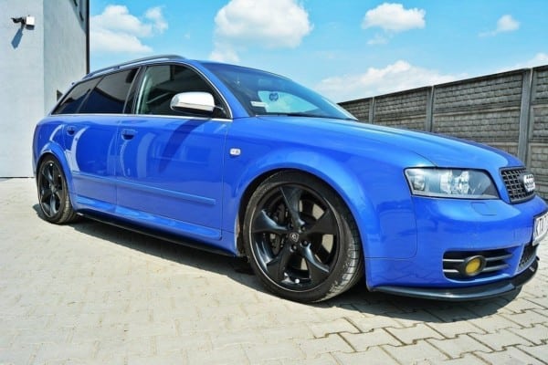 MAXTON DESIGN - Lišty pod prahy Audi S4 / A4 / A4 S-Line B6 / B7 , 
Čierny lesk – Obrázok 6