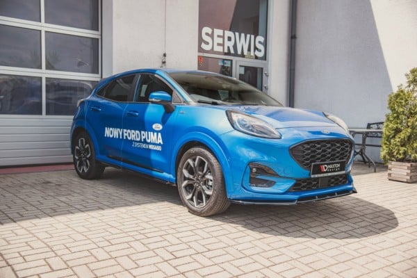MAXTON DESIGN - Spoiler pod Predný náraznik   Ford Puma ST-Line , Čierny lesk – Obrázok 6