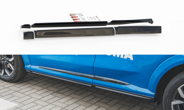 MAXTON DESIGN - Lišty pod prahy Ford Puma ST-Line , Čierny lesk