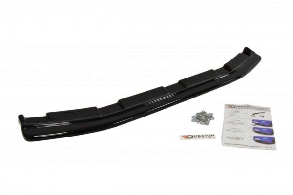 MAXTON DESIGN - Stredový spoiler pod zadný náraznik MAZDA 3 MK2 MPS (without vertical bars) , Čierny lesk 1041