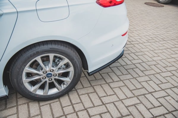 MAXTON DESIGN - Stredový spoiler pod zadný náraznik Ford Mondeo Combi Platinium Mk5 Facelift , Čierny lesk – Obrázok 3