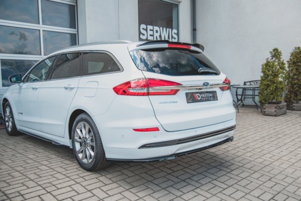 MAXTON DESIGN - Stredový spoiler pod zadný náraznik Ford Mondeo Combi Platinium Mk5 Facelift , Čierny lesk – Obrázok 6