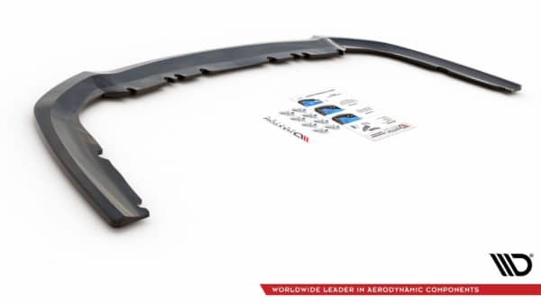 MAXTON DESIGN - Stredový spoiler pod zadný náraznik Ford Mondeo Combi Platinium Mk5 Facelift , Čierny lesk – Obrázok 7