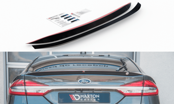 MAXTON DESIGN - Predlženie spoilera  Ford Mondeo Liftback Mk5 Facelift , 
Čierny lesk 

,