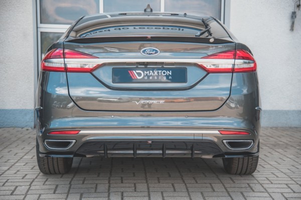 MAXTON DESIGN - Difúzor zadného náraznika  Ford Mondeo Vignale Mk5 Facelift , 
Čierny lesk 
 
, – Obrázok 2