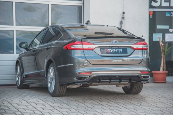 MAXTON DESIGN - Difúzor zadného náraznika  Ford Mondeo Vignale Mk5 Facelift , 
Čierny lesk 
 
, – Obrázok 4