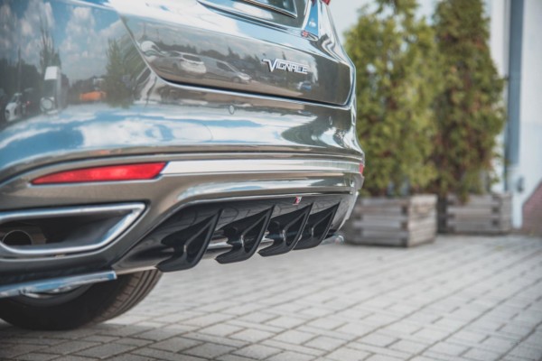 MAXTON DESIGN - Difúzor zadného náraznika  Ford Mondeo Vignale Mk5 Facelift , 
Čierny lesk 
 
, – Obrázok 6