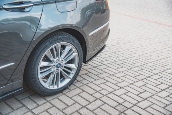 MAXTON DESIGN - Bočné difúzory zadného náraznika Ford Mondeo Vignale Mk5 Facelift , Čierny lesk , – Obrázok 4