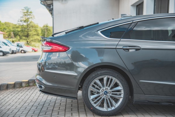 MAXTON DESIGN - Bočné difúzory zadného náraznika Ford Mondeo Vignale Mk5 Facelift , Čierny lesk , – Obrázok 5