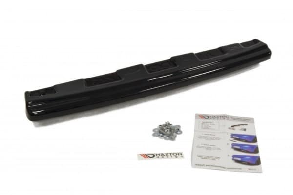 MAXTON DESIGN - Stredový spoiler pod zadný náraznik Mitsubishi Lancer Evo X (with vertical bars) , Čierny lesk 1049 – Obrázok 4