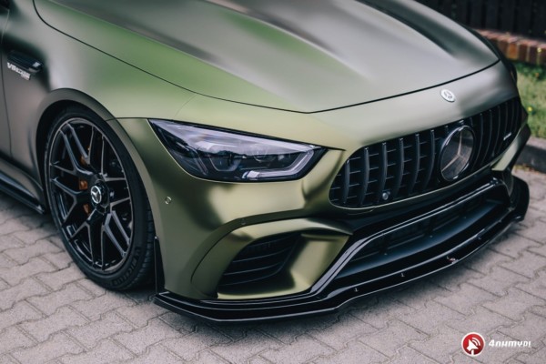 MAXTON DESIGN - Spoiler pod Predný náraznik   V.2 Mercedes-AMG GT 63S 4-Door Coupe Aero , Čierny lesk 


, – Obrázok 2