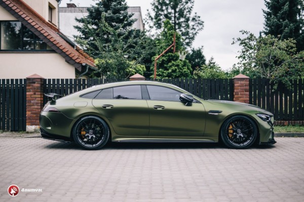 MAXTON DESIGN - Lišty pod prahy Mercedes-AMG GT 63S 4-Door Coupe , Čierny lesk – Obrázok 2
