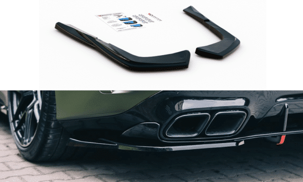 MAXTON DESIGN - Bočné difúzory zadného náraznika Mercedes-AMG GT 63 S 4-Door Coupe Aero , Čierny lesk ,