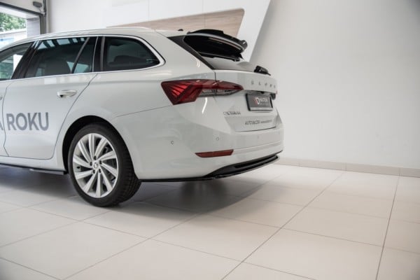 MAXTON DESIGN - Stredový spoiler pod zadný náraznik Skoda Octavia Mk4 , Čierny lesk – Obrázok 6