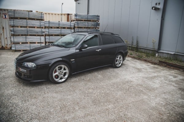 MAXTON DESIGN - Lišty pod prahy Alfa Romeo 156 Facelift , Čierny lesk – Obrázok 4