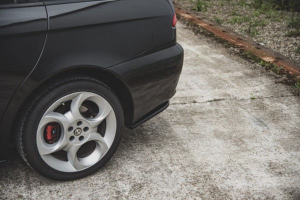 MAXTON DESIGN - Bočné difúzory zadného náraznika Alfa Romeo 156 SW Facelift , Čierny lesk , – Obrázok 6