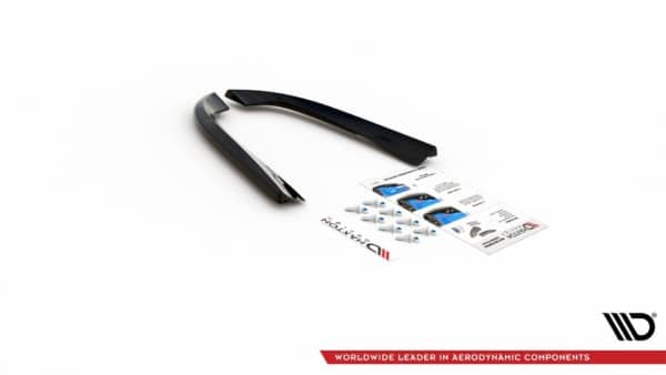 MAXTON DESIGN - Bočné difúzory zadného náraznika Alfa Romeo 156 SW Facelift , Čierny lesk , – Obrázok 7