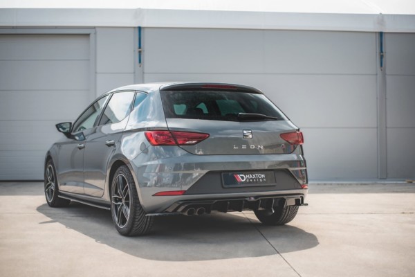 MAXTON DESIGN - Difúzor zadného náraznika  SEAT Leon Mk3 FR Facelift , 
Čierny lesk 
 
, – Obrázok 7