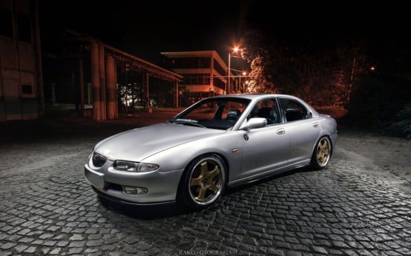 MAXTON DESIGN - Spoiler pod Predný náraznik   Mazda Xedos 6 , Čierny lesk – Obrázok 3