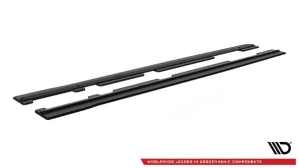 MAXTON DESIGN - Racing Durability Lišty pod prahy Ford Fiesta Mk8 ST / ST-Line , Black – Obrázok 7