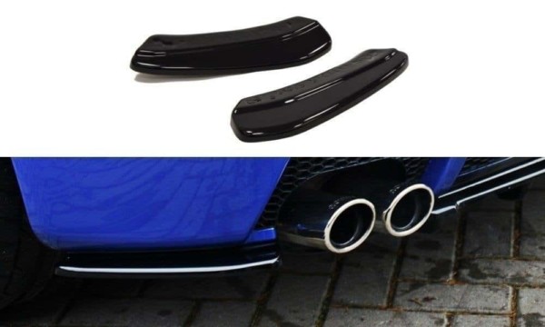 MAXTON DESIGN - Bočné difúzory zadného náraznika ALFA ROMEO 147 GTA , Čierny lesk