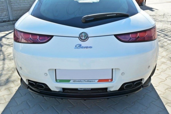 MAXTON DESIGN - Bočné difúzory zadného náraznika Alfa Romeo Brera , Čierny lesk – Obrázok 4