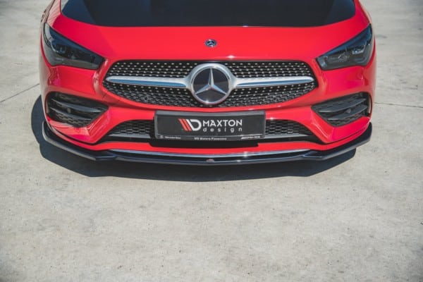 MAXTON DESIGN - Spoiler pod Predný náraznik   V.1 Mercedes-Benz CLA AMG-Line C118 , Čierny lesk 


, – Obrázok 2