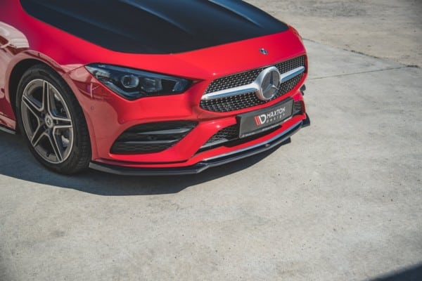 MAXTON DESIGN - Spoiler pod Predný náraznik   V.1 Mercedes-Benz CLA AMG-Line C118 , Čierny lesk 


, – Obrázok 3