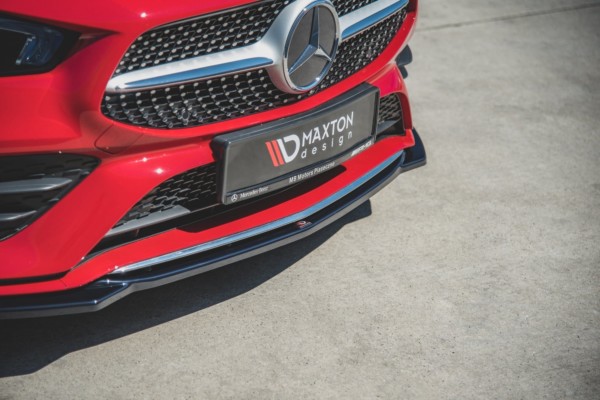 MAXTON DESIGN - Spoiler pod Predný náraznik   V.1 Mercedes-Benz CLA AMG-Line C118 , Čierny lesk 


, – Obrázok 4