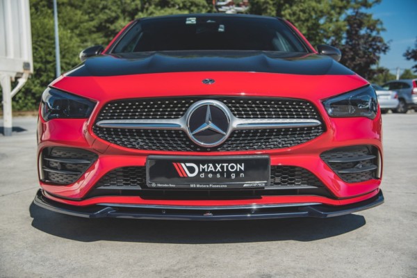 MAXTON DESIGN - Spoiler pod Predný náraznik   V.2 Mercedes-Benz CLA AMG-Line C118 , Čierny lesk 


, – Obrázok 5