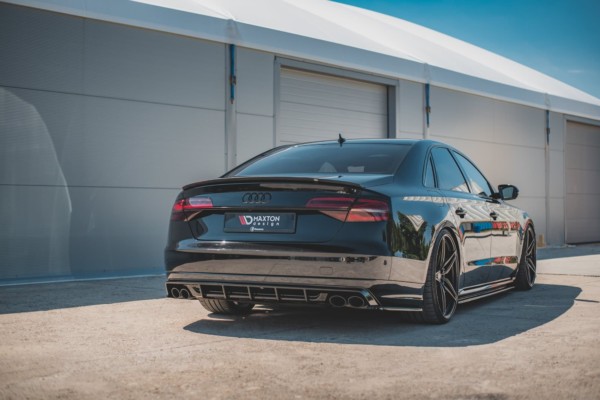 MAXTON DESIGN - Difúzor zadného náraznika  Audi S8 D4 Facelift , 
Čierny lesk 
 
, – Obrázok 2