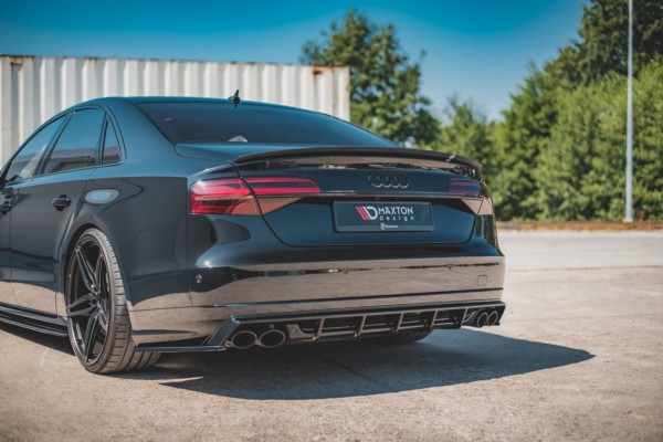 MAXTON DESIGN - Difúzor zadného náraznika  Audi S8 D4 Facelift , 
Čierny lesk 
 
, – Obrázok 3