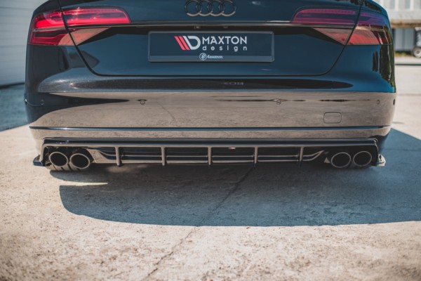 MAXTON DESIGN - Difúzor zadného náraznika  Audi S8 D4 Facelift , 
Čierny lesk 
 
, – Obrázok 6