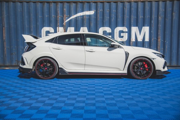 MAXTON DESIGN - Racing Durability Lišty pod prahy Honda Civic X Type-R , Black – Obrázok 3