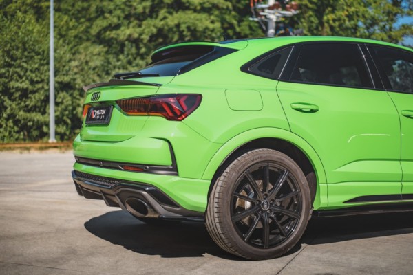 MAXTON DESIGN - Bočné difúzory zadného náraznika Audi RSQ3 F3 , Čierny lesk , – Obrázok 2