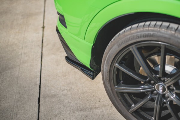MAXTON DESIGN - Bočné difúzory zadného náraznika Audi RSQ3 F3 , Čierny lesk , – Obrázok 4