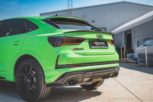 MAXTON DESIGN - Bočné difúzory zadného náraznika Audi RSQ3 F3 , Čierny lesk , – Obrázok 5